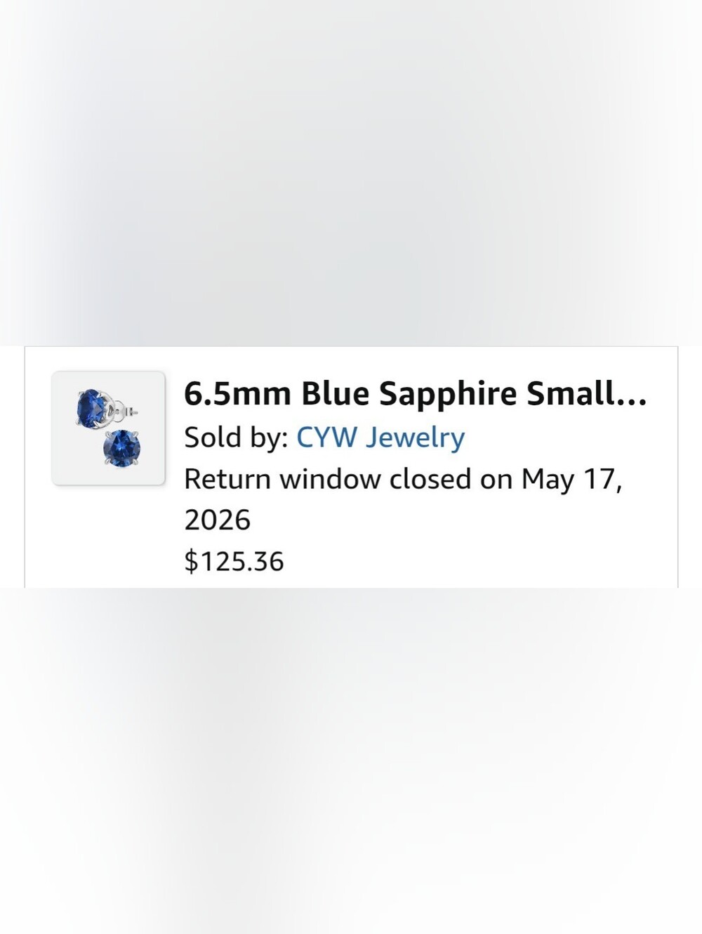 New Lab-Created Sapphire 925 Sterling Silber Stud Earrings 2.60 CTW Royal Blue - Picture 5 of 5